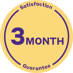 3 month satisfaction guarantee