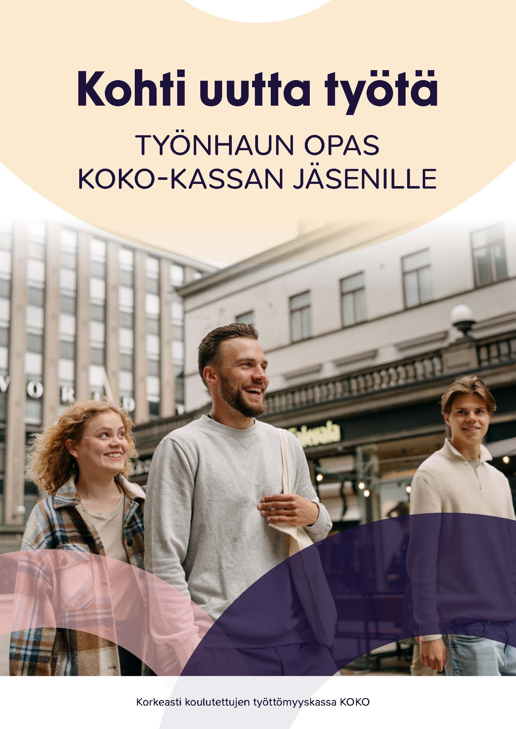 Kohti uutta työtä -oppaan kansi